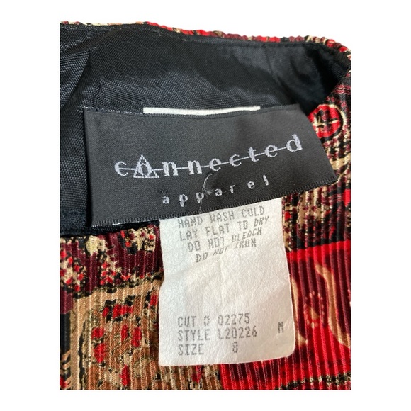 Connected Apparel Womans Patchwork Sleeveless Top Size M Corporate Old Money - Picture 5 of 9